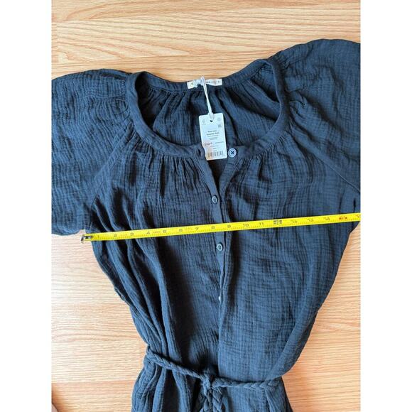 Marine Layer Black Midi Dress NWT Size Small - Picture 5 of 7